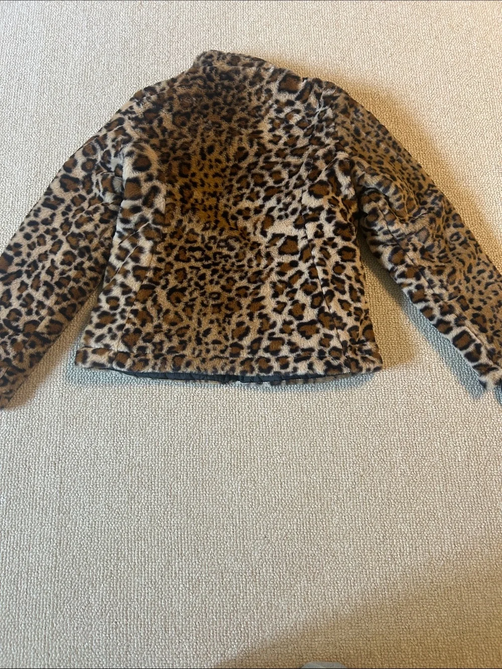 NWT Leopard Reversible Kids winter coat